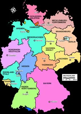 Deutsche Bundesländer Landy Niemieckie